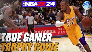 NBA 2K24  True Gamer Trophy Guide Earn a Prize from each mini game [upl. by Aisenet503]