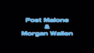 Post Malone amp Morgan Wallen I Had Some Help Low Pitched [upl. by Asle]