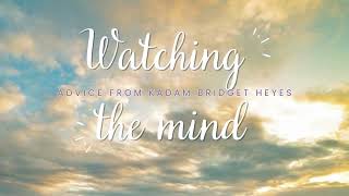 Watching the mind  a tip for finding peace [upl. by Atla]