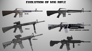 Evolution Of M16 Rifle 1957 2022 [upl. by Gasperoni]