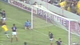 Os gols de Brasil 4 x 1 Escócia pela Copa do Mundo de 1982 [upl. by Enilrae686]