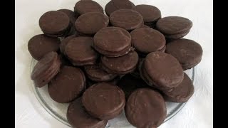 RECETA ALFAJORES DE CHOCOLATE CASEROS [upl. by Infield]