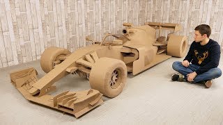 How to Make FORMULA 1 Car from Cardboard for 500 hours [upl. by Velasco401]