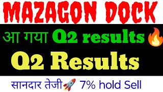 MAZAGON DOCK share latest news  Mazagon Dock Q2 Results Update  mazagon dock share news today [upl. by Sandor249]