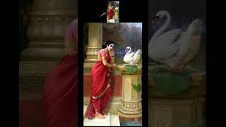 Ravi Varma’s Art Comes Alive ravivarma paintings samantha beautifulgirl indian artwork [upl. by Navy567]