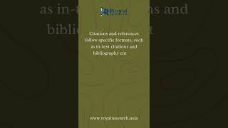 How to Cite Sources InText Citations and Bibliography Entries Explained royalresearchytshorts [upl. by Basil]