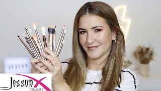 JESSUP BEAUTY BRUSHES  1as ImpressõesReview [upl. by Glory]