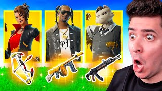 DESAFIO SÓ VALE ARMA DOS NOVOS CHEFÕES DO FORTNITE [upl. by Notnroht]