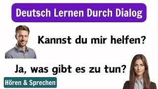 A1 Deutsch Hören amp Sprechen  Durch Dialoge Für Anfänger [upl. by Avuha507]