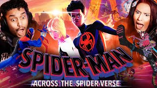 SPIDERMAN ACROSS THE SPIDERVERSE MOVIE REACTION  THIS WAS MINDBLOWING  First Time Watching [upl. by Ashlin]