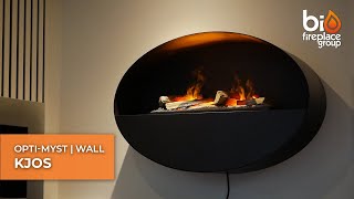 Optimyst Wall Mounted Water Vapour Fireplace  Kjos [upl. by Gem]