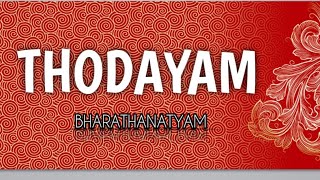 thodayam bharathanatyam [upl. by Jurdi542]