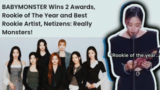 Babymonster Rookie of The Year The First Awards Since Their Debut [upl. by Charry65]