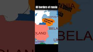 All borders in Russia map mapper mapping country russia border geography lithuania sub [upl. by Awahsoj]