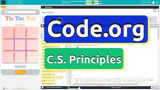 Codeorg Lesson 74C Conditionals Practice  Answer Tutorial  Unit 4 CS Principles 2023 [upl. by Anib]