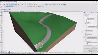Archicad  Criando Ruas e Calçadas em TerrenosMalhas  Re9 Cursos 17 [upl. by Hendrik]