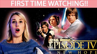 STAR WARS EPISODE IV A NEW HOPE 1977  FIRST TIME WATCHING  MOVIE REACTION [upl. by Oesile]