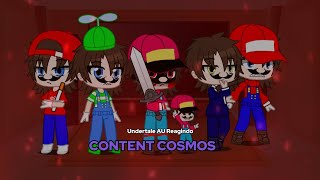 Undertale AU Reagindo Content Cosmos Marios Madness [upl. by Fortin]