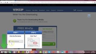 how to install winzip on pc [upl. by Anauqed]