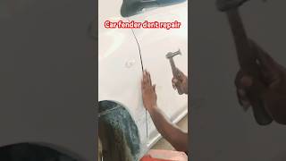 car fender dent repair car door dent repair cost shortsfeed viralvideo tending car [upl. by Ahsael53]