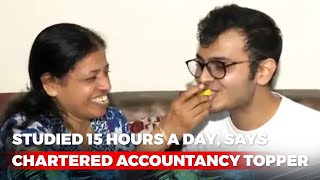 Studied 15 Hours A Day Says Chartered Accountancy Topper [upl. by Micheal382]