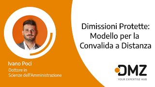 Dimissioni Protette Modello per Convalida a Distanza [upl. by Ruamaj]