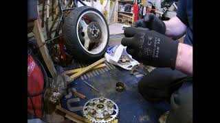 GSXR 1000 Fitting Wheel Bearings [upl. by Beverley]