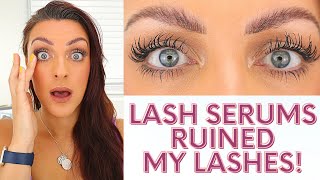 IM QUITTING MY LASH SERUM My Experience With Revitalash [upl. by Mikel]