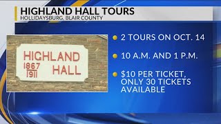 2 guided tours offered of Highland Hall building in Hollidaysburg [upl. by Timrek]