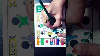 United Nations Day Drawing trending ytshortshortviralshorts ytshortsdiydrawing [upl. by Georas336]