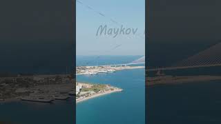 Vertical video Patras Greece The RioAntirrio Bridge Officially the Charilaos Trikoupis Bridg [upl. by Hayidan]