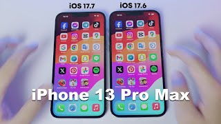 iPhone 13 Pro Max iOS 18 vs iOS 17 Speed Test  Its much better [upl. by Sibyl]