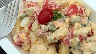 Recette  Salade piémontaise facile [upl. by Innes]