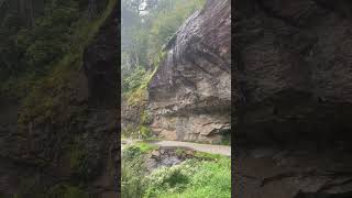 Bridal Veil Falls Highlands NC waterfall nature beversfamilyadventures2577 [upl. by Atiuqehc]