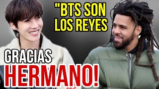 J Cole RECONOCE a BTS como el GRUPO k pop MÁS GRANDE y J Hope le Agradece ‼GRACIAS HERMANO‼ [upl. by Richers]