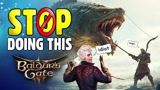 15 Mistakes You Make in Baldurs Gate 3 Beginners Guide 🛑 [upl. by Fabron369]