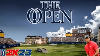 PGA Tour 2K23  Tiger Woods  St Andrews Golf Links  150th Open Edition [upl. by Atinnek762]