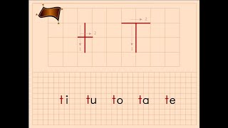 12 Letra T Ta te ti to tu [upl. by Aney]