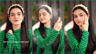 Kainat Faisal ny beginners ko skincare sikhai✅ [upl. by Bree]