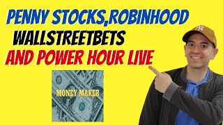 Penny Stock Talk Money Maker Power Hour Live Stream AMC GME SNDL CTRM ZOM [upl. by Becker353]