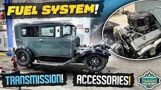 1930 Ford HOT ROD progress FUEL SYSTEM LINKAGES MORE [upl. by Olivero]