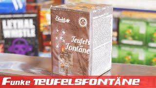 Funke Teufelsfontäne  Neuheit Teufels Fontäne Funke Fajerwerki [upl. by Nojel]