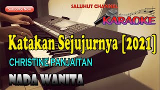 KATAKAN SEJUJURNYA KARAOKE NOSTALGIA CHRISTINE PANJAITAN ll NADA WANITA BDO [upl. by Yeta]