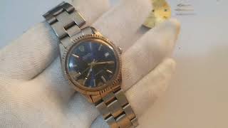 Rolex Oyster Perpetual DeteJust  How To Change Rolex Dial Replacement And adjustment in short Steps [upl. by Nalid724]