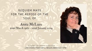 Requiem Mass for the Repose of the Soul of Anita McLure [upl. by Yeltnerb]