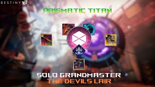 Solo Devils Lair Grandmaster Nightfall Prismatic  TITAN Platinum 1705  Destiny 2 [upl. by Slayton]