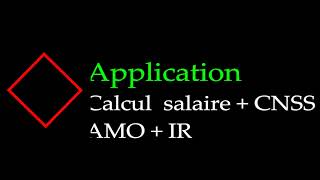 calcul salaire CNSS AMO IR [upl. by Lindsley646]