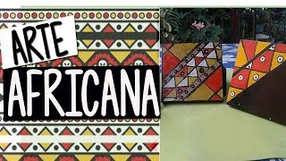 ARTE AFRICANA CAIXA DE MDF DECORADA EM ESTILO SAMAKAKA [upl. by Eustacia]