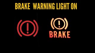 BRAKE WARNING LIGHT ON  BRAKE FLUID LOW REASONS FOR BRAKE WARNING LIGHT brake mechanic reels [upl. by Anivek998]