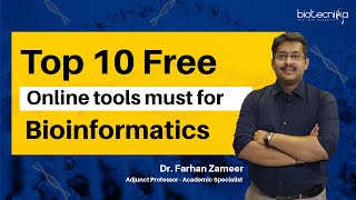 Top 10 FREE Bioinformatics Online Tools You Must Know [upl. by Renelle]